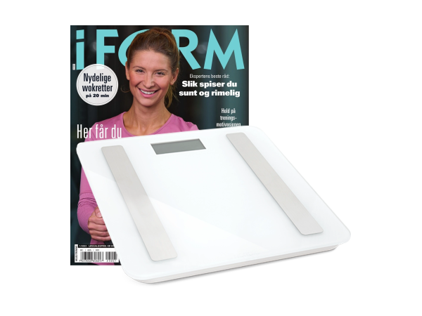 Badevekt med kroppsanalyse og I FORM