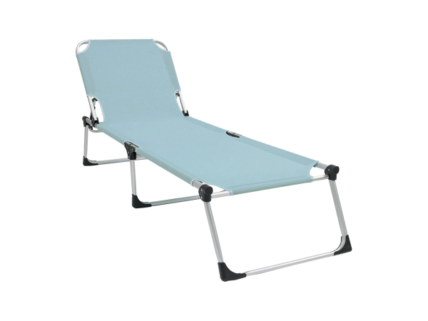 Blå Fevik solseng fra Leve Interiør