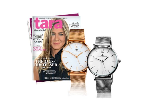 Jewellery of Copenhagen klokke og 5 nummer av Tara