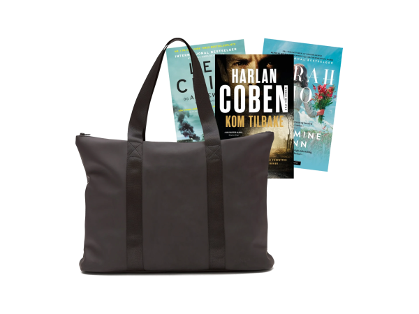 Vinga totebag og 3 bøker